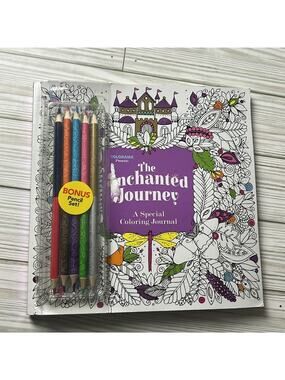 Colorama The Enchanted Journey, A Special Coloring Journal, Write and Color